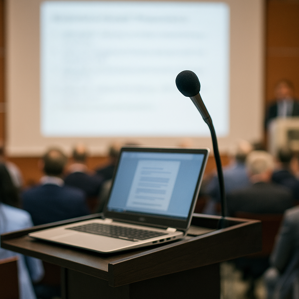 학술지 표지와 논문 페이지가 펼쳐진 연구실 책상